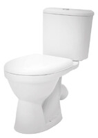 Унитаз-компакт "Бореаль" (АНТИВСПЛЕСК, косой вып., нижн.подв.с 2-кн.арм., сиденье дюро &soft-close) 1WH302146