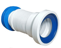 Слив унитаза АРМИРОВАННЫЙ ОРИО раздвижной С-996 , L=270-550 мм