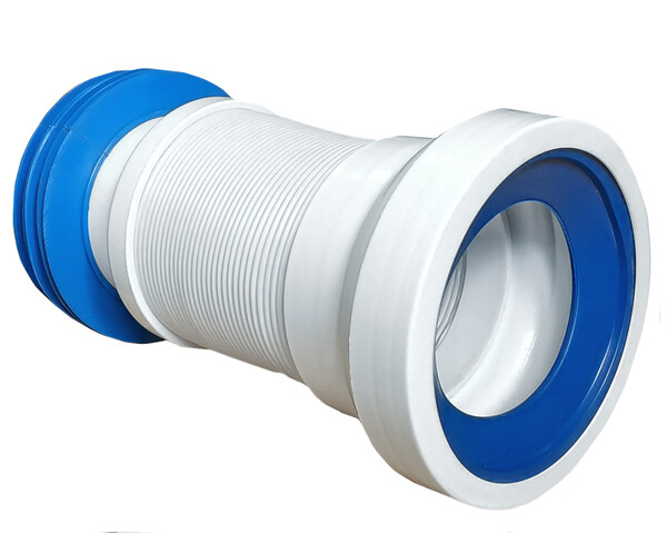 Слив унитаза АРМИРОВАННЫЙ ОРИО раздвижной С-996 , L=270-550 мм