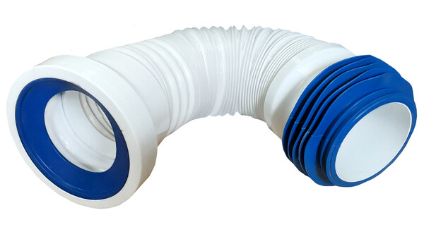 Слив унитаза АРМИРОВАННЫЙ ОРИО раздвижной С-996 , L=270-550 мм