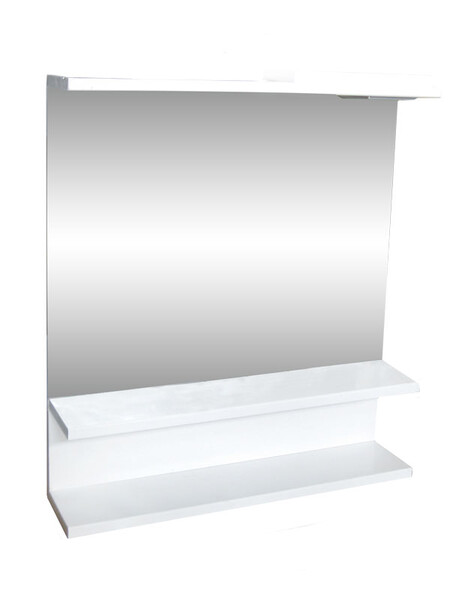 Зеркало SANTREK HOME "Лия" (Белый) с подсветкой 750*600 *