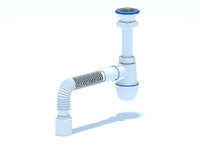 C0110 Сифон АНИ Пласт 1 1/2"*40 с гофрой 40/50