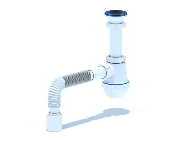 A0110 Сифон АНИ Пласт 1 1/2"*40 Грот с гофрой 40/50
