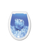Сиденье д/унитаза жесткое ОКЕАН "Кристалл"