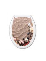 Сиденье д/унитаза жесткое ОКЕАН "Песок"