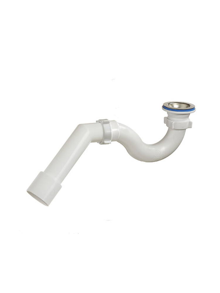 А-42587 Сифон для душ. поддона ОРИО 1 1/2х40, с переходной трубой (45 град) 40-40/50