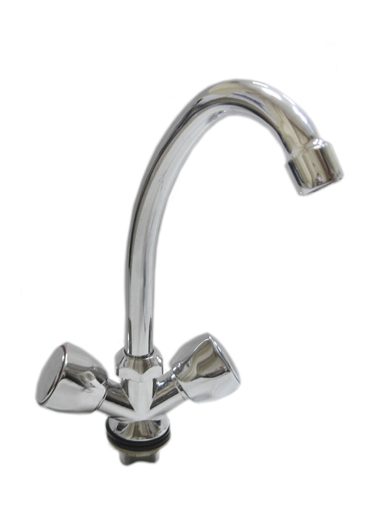 Смеситель Кухня DIABLO (рег.№377092) 1/2 м/к (250-R 74) НА ГАЙКЕ Пента 