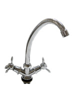 Смеситель Кухня DIABLO (рег.№377092) 1/2 рез (260-R 49) НА ГАЙКЕ 3-х лепестк.