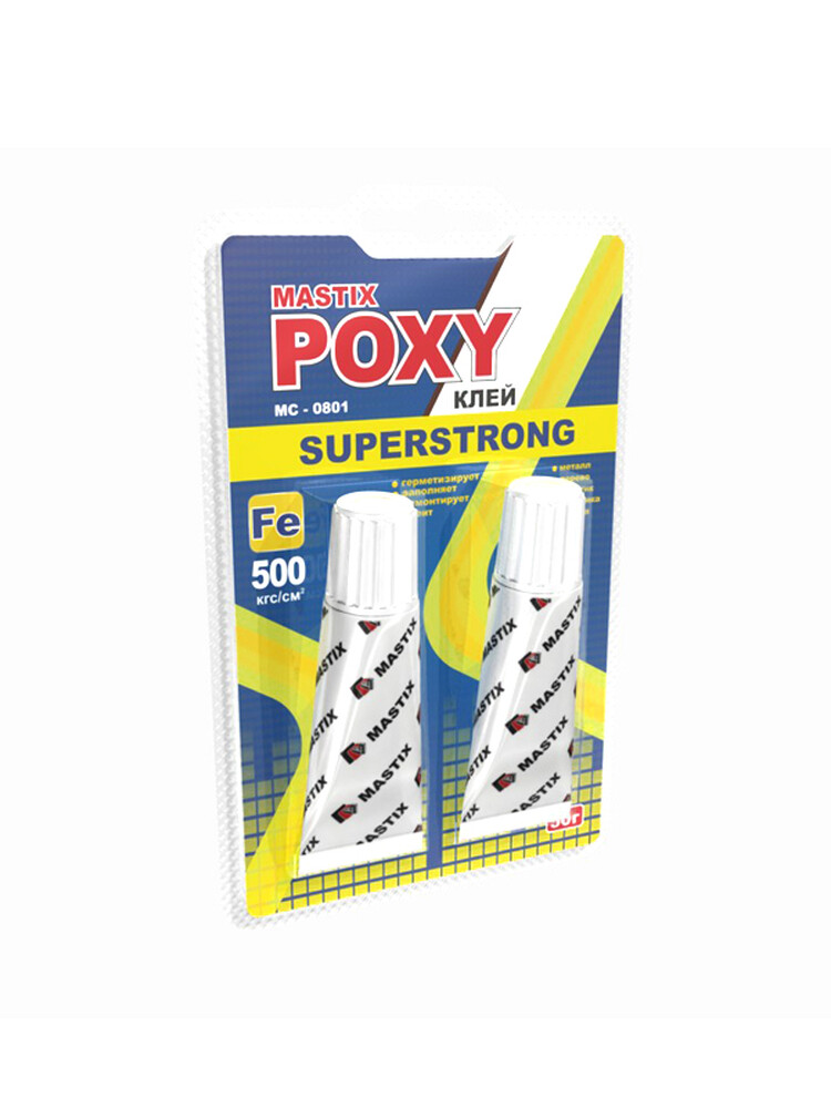 Клей эпоксидный MASTIX SUPERSTRONG (суперпрочный) 80 гр.