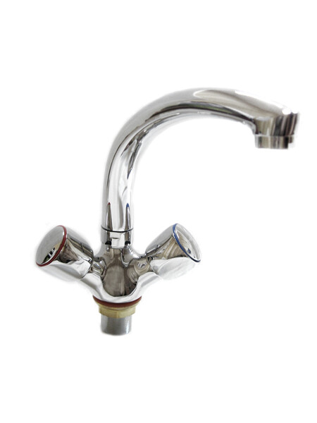 Смеситель Кухня DIABLO (рег.№377092) МАКСИ 1/2 м/к (170-R 01) НА ГАЙКЕ Луна 