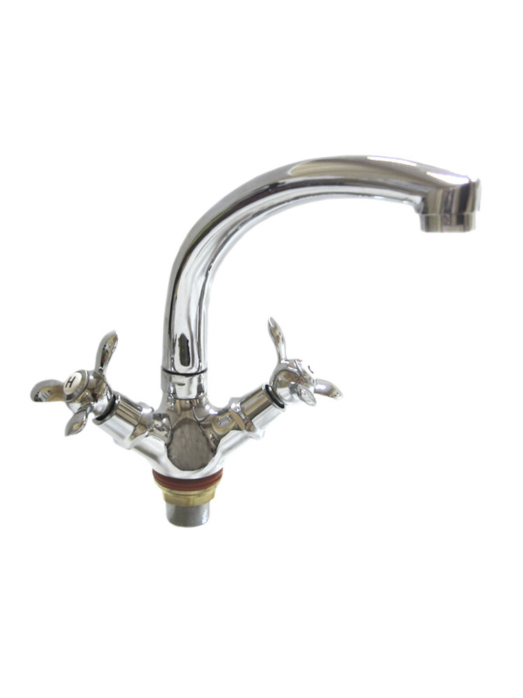 Смеситель Кухня DIABLO (рег.№377092) МАКСИ 1/2 м/к (170-R 49) НА ГАЙКЕ 3-х лепестк. 