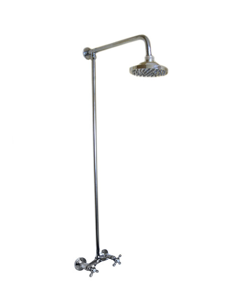 Смеситель Стационарный DIABLO (рег.№377092) 1/2 м/к (510-R 54) с душевой стойкой Крест 