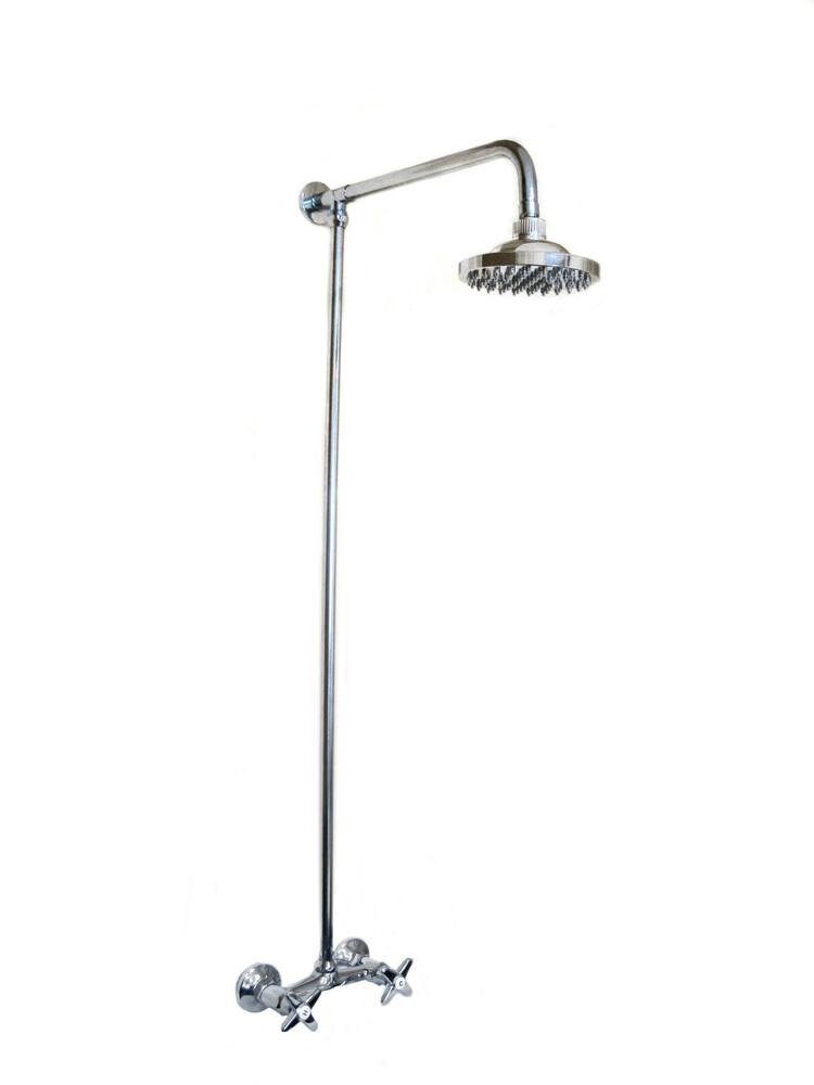 Смеситель Стационарный DIABLO (рег.№377092) 1/2 м/к (510-R 35) с душевой стойкой Звезда 