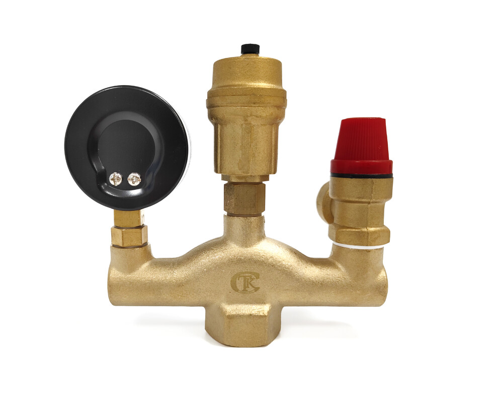 Группа безопасности SANTREK THERMO 1" латунь (рег.№468190)