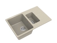 Мойка EWIGSTEIN Gerd 60 KF (темно-бежевый) 1,5 чаши+крыло 780*500 мм