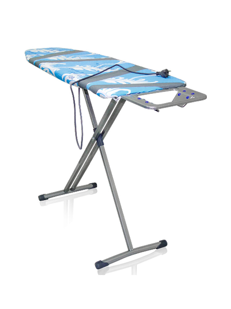 Гладильная доска "НИКА 10 "р-р 122х40см (Металлокаркас, евророз, выдвижная подст. под утюг) Н10