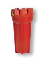 Фильтр магистральный для гор. воды красный 1/2 (без картриджа)