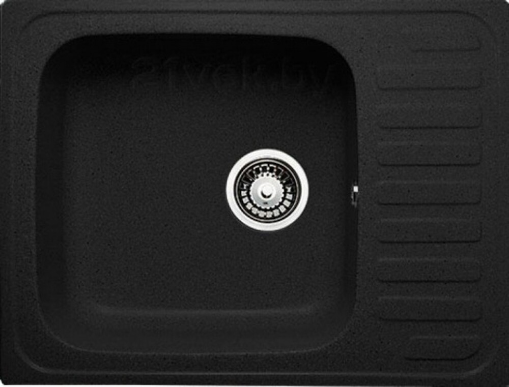 Мойка GRANICOM G-007 (560*445мм), 1 чаша+ крыло (антрацит)