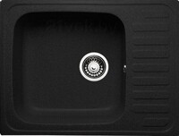 Мойка GRANICOM G-007 (560*445мм), 1 чаша+ крыло (антрацит)