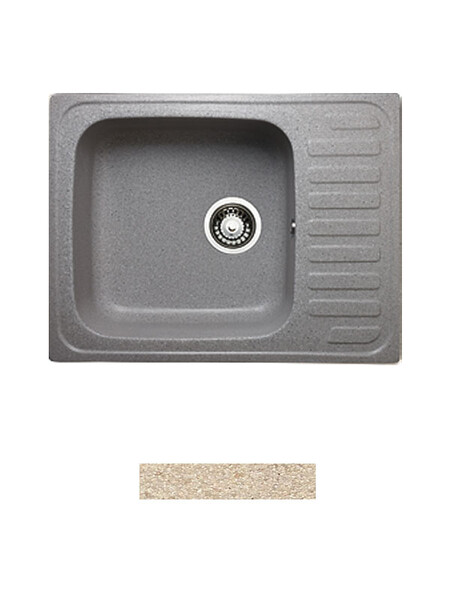 Мойка GRANICOM G-007 (560*445мм), 1 чаша+ крыло (сахара)