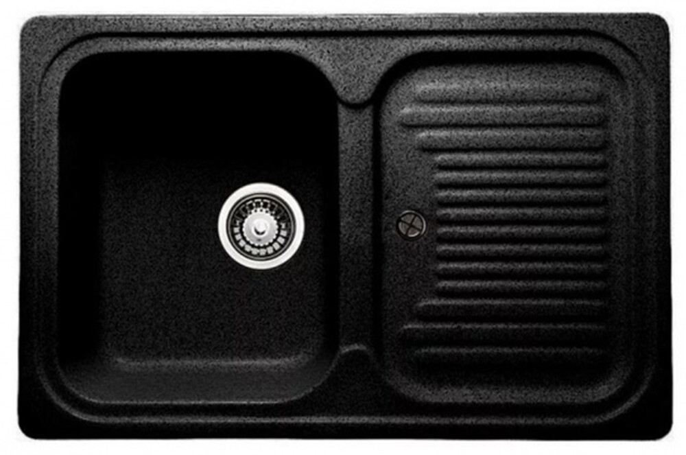 Мойка GRANICOM G-013 (760*505мм), 1 чаша+ крыло (антрацит)