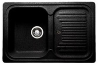 Мойка GRANICOM G-013 (760*505мм), 1 чаша+ крыло (антрацит)