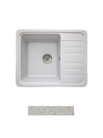 Мойка GRANICOM G-007 (560*445мм), 1 чаша+ крыло (серебристый)