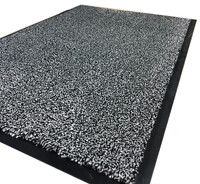 Коврик придверный влаговпитывающий 60*90 серый (3002)