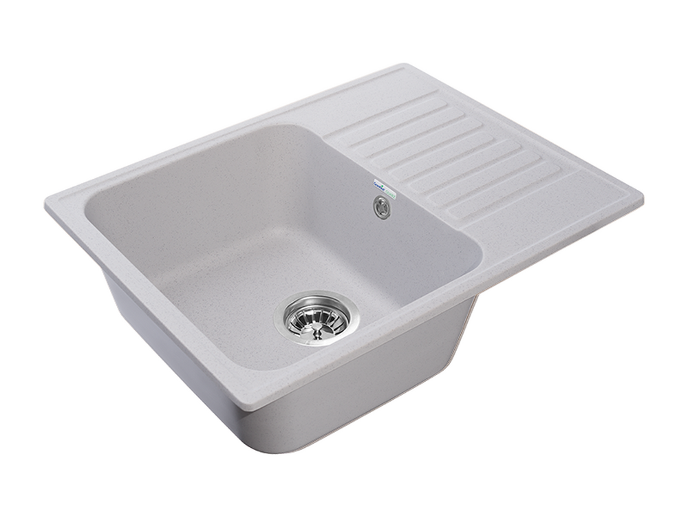 Мойка для кухни GranFest QUARZ GF-QUARZ 13 СТАНДАРТ 1 чаша без сифона (13 серый)