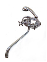 Смеситель Ванна DIABLO (рег.№377092) LUX-K23 1/2 м/к толстый нос, перекл. кран букса (400-R) Звезда