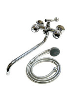 Смеситель Ванна DIABLO (рег.№377092) LUX-K62 1/2 м/к толстый нос, перекл. кран букса (400-R) S-ка АКЦИЯ!!!!