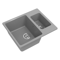 Мойка EWIGSTEIN Gerd 60K (серый металлик) 1,5 чаши 600*500 мм