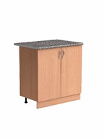 Рабочий стол 80 цвет Бук столешница Гранит SANTREK HOME (ЛДСП)