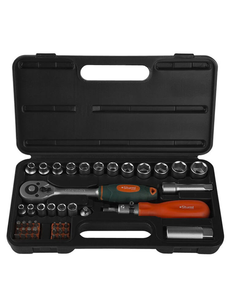 1045-20-S45 Набор головок 5-19мм и бит 45 пред. Sturm!