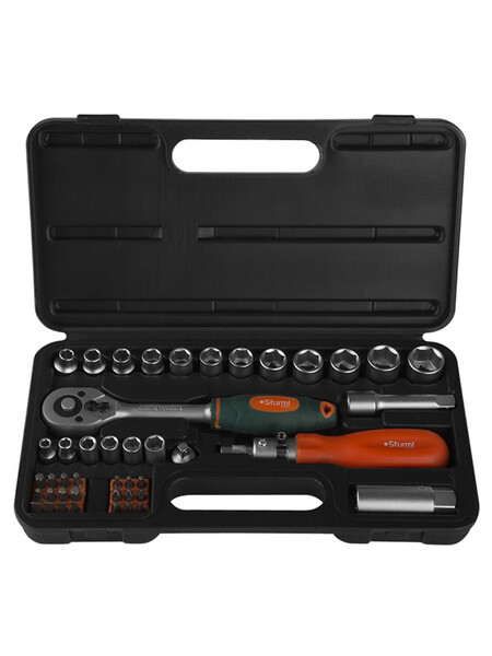 1045-20-S45 Набор головок 5-19мм и бит 45 пред. Sturm!