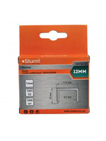 1071-02-12 Скобы для степлера 12мм (тип 53) 1000ШТ. В УПАК.,ОЦИНКОВАННЫЕ, ЗАКАЛЕННЫЕ Sturm!