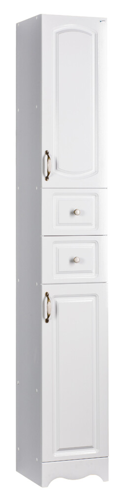 Пенал SANTREK HOME "Лаура" (Белый) 2 двери 2 ящик Правый 300х1953х316