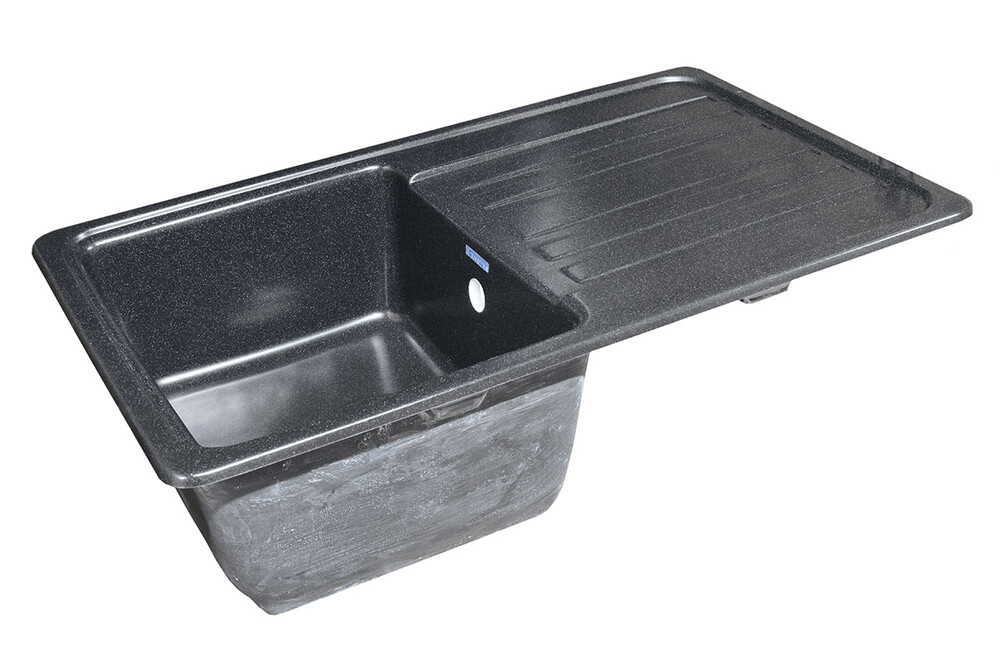 Мойка GRANICOM G-010 (755*455мм), 1 чаша+крыло (антрацит)
