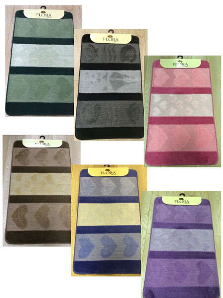 Коврик д/ванны 2 предм. ZALEL 60*100 "HURREM" ASSORTED 