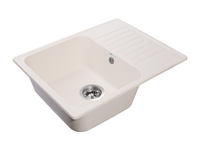 Мойка для кухни GranFest QUARZ GF-QUARZ 13 СТАНДАРТ 1 чаша без сифона (13 белый)