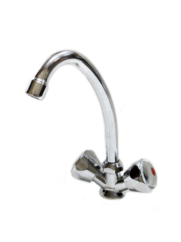 Смеситель Кухня DIABLO (рег.№377092) 1/2 м/к (090-R 06) пласт. маховик Мария 