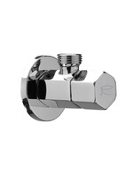 Кран угловой шаровый с керам голоской 1/2-10ц RR 128 E