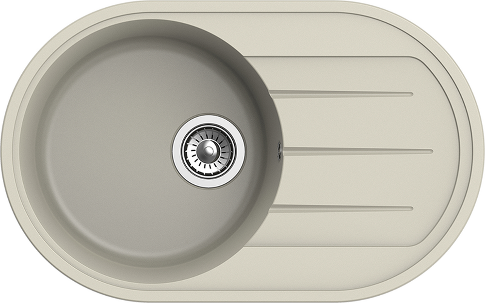 Мойка EWIGSTEIN Elegant R50F 762*480 чаша +крыло (топаз)