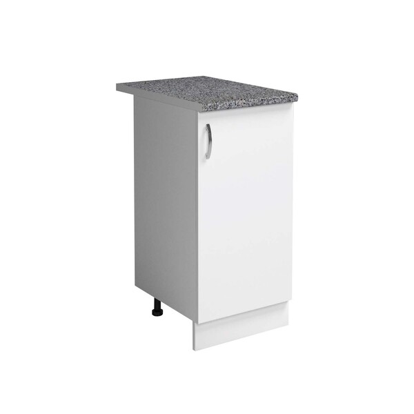 Рабочий стол 40 цвет Белый столешница Гранит SANTREK HOME (ЛДСП)