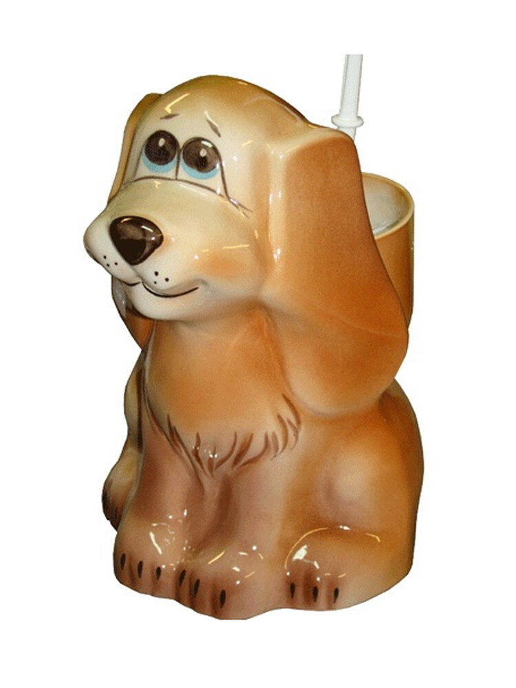 Подставка под ёрш (+ ершик) "Собака"