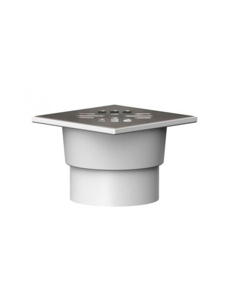 50 трап прямой 15х15 с металл. решеткой "СУХОЙ" МЕХАНИЧЕСКИЙ затвор (ТП 102.50-150 VSMs)