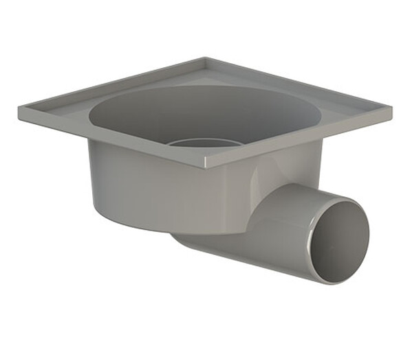 50 трап косой 15х15 с металл. решеткой "СУХОЙ" затвор (ТП 103.50-150 НSDS)