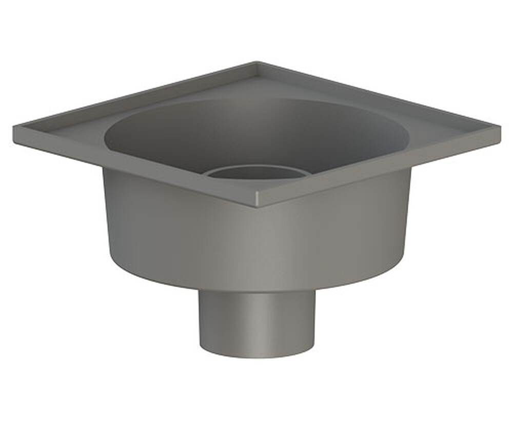 50 трап косой 15х15 с металл. решеткой "СУХОЙ" МЕХАНИЧЕСКИЙ затвор (ТП 103.50-150 НSMS)