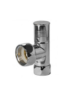 Вентиль угловой 1х3/4 г/г для п/с хром