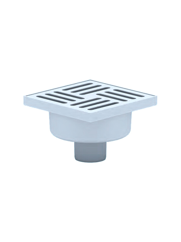 TA5210 Трап 50 вертикальный решетка 150*150 пласт